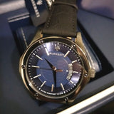 Maserati Circuito Blue Dial Black Leather Strap Watch For Men - R8851127002 Buy Now By Maserati