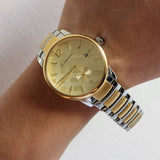 Burberry The Classic Gold Dial Two Tone Steel Strap Watch for Men - BU10011 Buy Now By Burberry