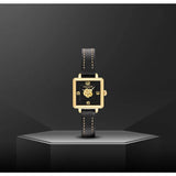 Coach Black Square Dial Black Leather Strap Watch for Women - 14503695 Buy Now By Coach