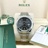 Rolex Datejust 41 Oyster Grey Dial Oystersteel Strap Watch for Men - M126300-0007 Buy Now By Rolex