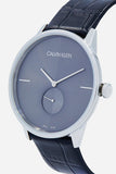 Calvin Klein Accent Black Dial Black Leather Strap Watch for Men - K2Y211C3 Buy Now By Calvin Klein