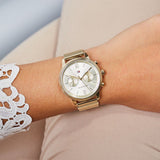 Tommy Hilfiger Blake Quartz Gold Dial Gold Mesh Bracelet Watch for Women - 1782302 Buy Now By Tommy Hilfiger