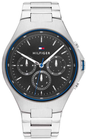 Tommy Hilfiger Justin Chronograph Gray Dial Silver Steel Strap Watch For Men - 1792054 Buy Now By Tommy Hilfiger