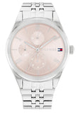 Tommy Hilfiger Monica Multifunction Chronograph Pink Dial Silver Steel Strap Watch For Women - 1782590 Buy Now By Tommy Hilfiger