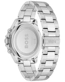 Hugo Boss Troper Chronograph Black Dial Silver Steel Strap Watch For Men - 1514108 Buy Now By Hugo Boss
