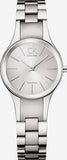 Calvin Klein Simplicity White Dial Silver Steel Strap Watch for Women - K4323185 Buy Now By Calvin Klein