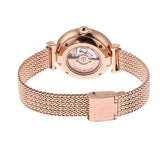Emporio Armani Meccanico Automatic White Dial Rose Gold Mesh Strap Watch For Women - AR60063 Buy Now By Emporio Armani