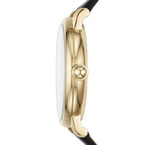 Marc Jacobs Roxy Black Dial Black Leather Strap Watch for Women - MJ1592 Buy Now By Marc Jacobs