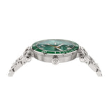 Versace Greca Sport Quartz Green Dial Silver Steel Strap Watch For Men - VEZ300421 Buy Now By Versace