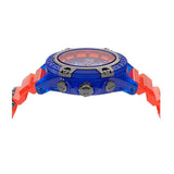 Versace Icon Active Chronograph Quartz Blue Dial Orange Rubber Strap Watch For Men - VEZ700922 Buy Now By Versace