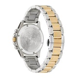 Versace Greca Action Chronograph Quartz Silver Dial Two Tone Steel Strap Watch for Men - VE3J00522 Buy Now By Versace