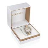 Versace Greca Action Chronograph Quartz Silver Dial Two Tone Steel Strap Watch for Men - VE3J00522 Buy Now By Versace