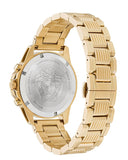 Versace Greca Action Chronograph Black Dial Gold Steel Strap Watch For Men - VE3J00622 Buy Now By Versace