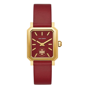 Tory Burch Robinson Quartz Red Dial Red Leather Strap Watch for Women - TBW1505 Buy Now By Tory Burch