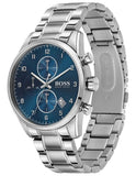 Hugo Boss Skymaster Blue Dial Silver Steel Strap Watch for Men - 1513784 Buy Now By Hugo Boss