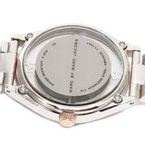 Marc Jacobs Tether Transparent White Dial Two Tone Steel Strap Watch for Women - MBM3436 Buy Now By Marc Jacobs