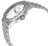 Gucci G Timeless Diamonds Silver Dial Silver Steel Strap Watch For Men - YA126407 Buy Now By Gucci
