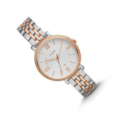Fossil Jacqueline White Dial Two Tone Steel Strap Watch for Women - ES3634 Buy Now By Fossil