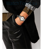 Michael Kors Skylar Quartz White Dial Silver Steel Strap Watch For Women - MK5970 Buy Now By Michael Kors