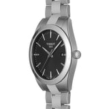 Tissot Gentleman Black Dial Silver Steel Strap Watch For Men - T127.410.11.051.00 Buy Now By Tissot