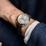 Tissot Luxury Powermatic 80 Silver Dial Brown Leather Strap Watch For Men - T086.407.16.037.00 Buy Now By Tissot