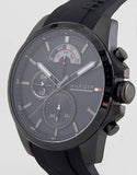 Tommy Hilfiger Decker Black Dial Black Rubber Strap Watch for Men - 1791352 Buy Now By Tommy Hilfiger