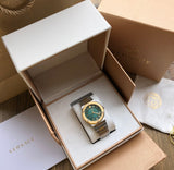 Versace Greca Green Dial Silver Steel Strap Watch for Women - VEVH00720 Buy Now By Versace