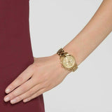 Michael Kors Runway Gold Dial Gold Steel Strap Watch for Women - MK5384 Buy Now By Michael Kors