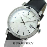 Burberry The City White Dial Black Leather Strap Watch for Men - BU9008 Buy Now By Burberry