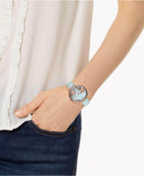 Fossil Jacqueline Multi Colored Dial Blue Leather Strap Watch for Women - ES4813 Buy Now By Fossil