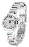 Cartier Ballon Bleu de Cartier Diamonds Silver Dial Silver Steel Strap Watch for Women - WE902073 Buy Now By Cartier