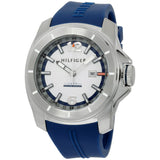 Tommy Hilfiger Windsurf White Dial Blue Rubber Strap Watch for Men - 1791113 Buy Now By Tommy Hilfiger