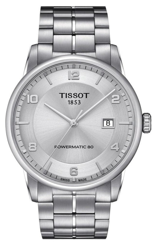 Tissot Luxury Powermatic 80 Silver Dial Silver Steel Strap Watch For Men - T086.407.11.031.00 Buy Now By Tissot