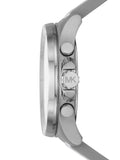 Michael Kors Brecken Chronograph Silver Dial White Leather Strap Watch For Men - MK8949 Buy Now By Michael Kors
