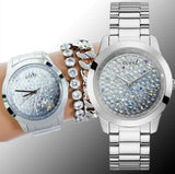 Guess Crush Silver Dial Silver Steel Strap Watch For Women - GW0020L1 Buy Now By Guess