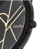 Calvin Klein Minimal Black Dial Black Mesh Bracelet Watch for Men - K3M214X1 Buy Now By Calvin Klein