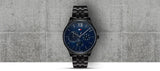 Tommy Hilfiger Damon Quartz Chronograph Blue Dial Black Steel Strap Watch for Men - 1791454 Buy Now By Tommy Hilfiger