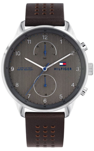 Tommy Hilfiger Chase Quartz Brown Dial Brown Leather Strap Watch for Men - 1791579 Buy Now By Tommy Hilfiger