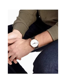 Calvin Klein Even White Dial Black Leather Strap Watch for Women - K7B216C6 Buy Now By Calvin Klein