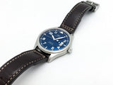 IWC Pilots Watch Mark XVII Edition Le Petit Prince Blue Dial Brown Leather Strap Watch for Men - IW326506 Buy Now By IWC