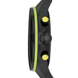 Marc Jacobs Rock Chronograph Black Dial Black Steel Strap Watch for Men - MBM5026 Buy Now By Marc Jacobs