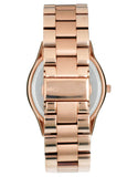 Michael Kors Slim Runway Brown Dial Rose Gold Stainless Steel Strap Watch for Women - MK3181 Buy Now By Michael Kors