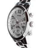 Guess Mini Sunrise Silver Dial Silver Steel Strap Watch For Women - W0448L1 Buy Now By Guess