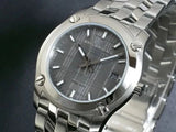 Burberry Herringbone Grey Dial Silver Steel Strap Watch for Women - BU1851 Buy Now By Burberry
