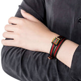 Gucci G-Frame Multicolored Dial Two Tone Nylon Strap Watch For Women - YA128527 Buy Now By Gucci