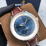 Breitling Navitimer 1 Automatic 41mm Blue Dial Brown Leather Strap Mens Watch - A17326211C1P1 Buy Now By Breitling