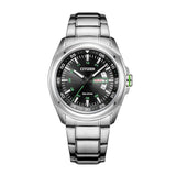 Citizen Eco Drive Urban Black Dial Silver Stainless Steel Watch For Men - AW0020-59EB Buy Now By Citizen