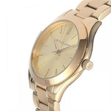 Michael Kors Mini Runway Slim Gold Dial Gold Steel Strap Watch for Women - MK3512 Buy Now By Michael Kors