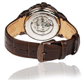 Maserati Ingegno Automatic White Skeleton Dial Brown Leather Strap Watch For Men - R8821119003 Buy Now By Maserati