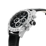 Hugo Boss Ikon Black Dial Black Leather Strap Watch for Men - 1513178 Buy Now By Hugo Boss